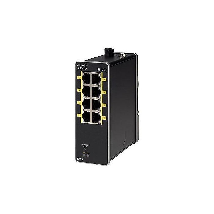 Cisco IE-1000-6T2T-LM Switch Gestionado L2 GUI 8 Puertos Fast Ethernet (10/100) Full Duplex IP30