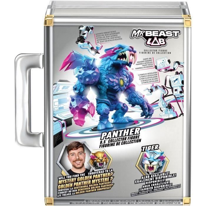 Figura de coleccionista - MOOSE TOYS - Panthere Mr. Beast Lab Ultimate - 15,8 cm, 13 puntos de articulación 1 Figura de coleccionista - MOOSE TOYS - Panthere Mr. Beast Lab Ultimate - 15,8 cm, 13 puntos de articulación 1