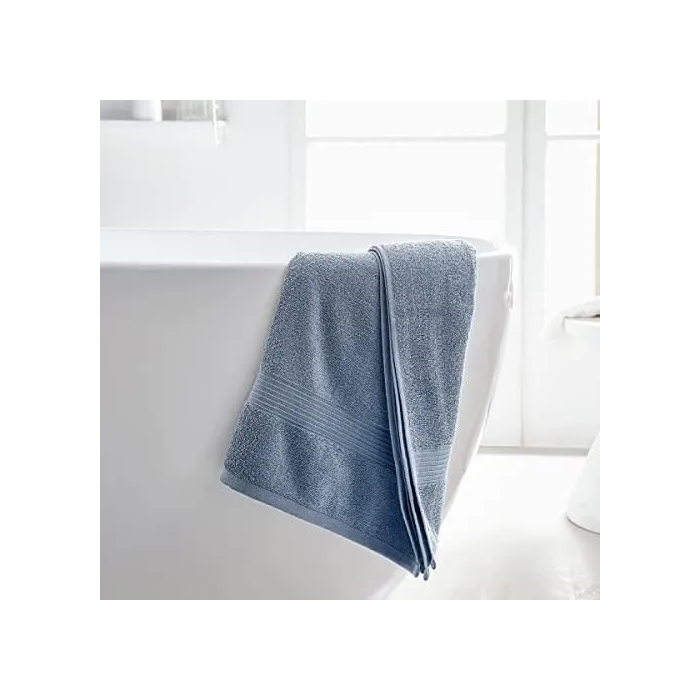 Today TOD3574641225469 Juego de 2 Toallas 50x90 cm 100% Algodón - Denim