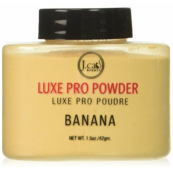 Polvos Fijadores de Maquillaje J.Cat LUXE PRO POWDER BANANA 42 g