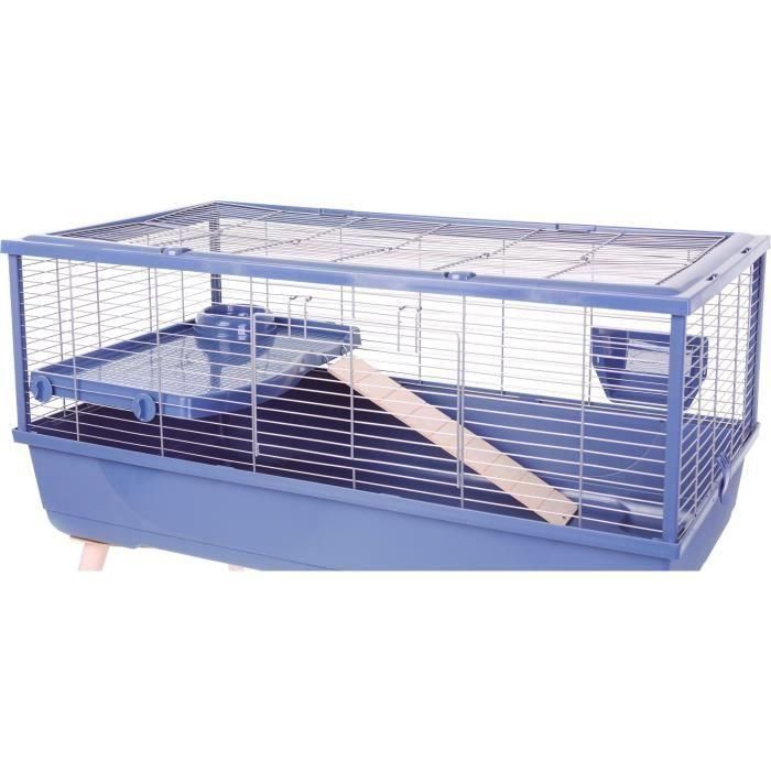Jaula elevada para roedores - Zolux - Néolife - Para cobayas - 99 x 54 x 79 cm - Azul 1 Jaula elevada para roedores - Zolux - Néolife - Para cobayas - 99 x 54 x 79 cm - Azul 1