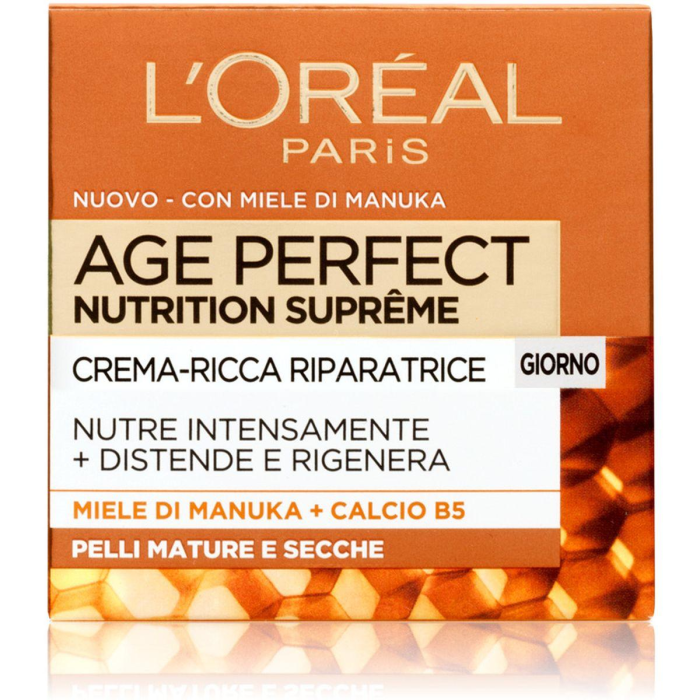 L'Oréal Paris Age Nutrition Supreme Cream, Crema Facial Antiedad, 50 mL