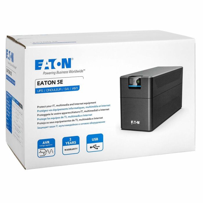 SAI Interactivo Eaton 5E Gen2 700 USB 360 W 700 VA 1 SAI Interactivo Eaton 5E Gen2 700 USB 360 W 700 VA 1