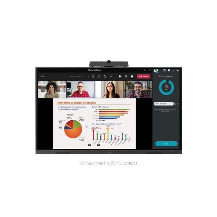 Sharp PN-L862B pizarra blanca interactiva 2,18 m (86") 3840 x 2160 Pixeles Pantalla táctil Negro 2 Sharp PN-L862B pizarra blanca interactiva 2,18 m (86") 3840 x 2160 Pixeles Pantalla táctil Negro 2