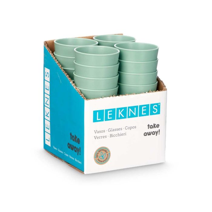 Vaso Conico Verde 200Ml Leknes 7X9CM (24 Unidades) 1 Vaso Conico Verde 200Ml Leknes 7X9CM (24 Unidades) 1