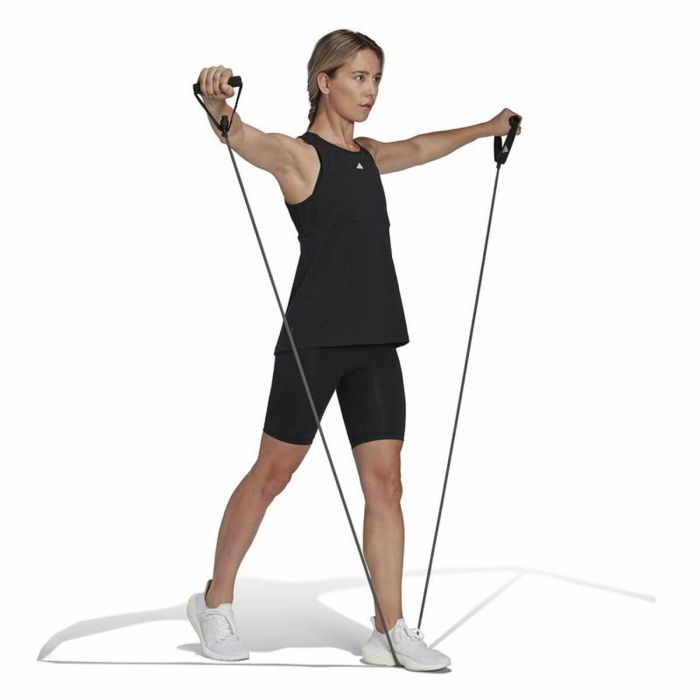 Camiseta de Manga Corta Mujer Adidas Studio Negro 3