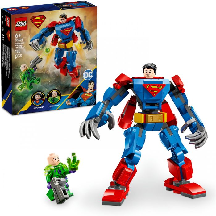 Lego Juego de Construcción Armadura Robótica de Superman vs. Lex Luthor. Set Temático Marvel para Niños +6 Años 13 Lego Juego de Construcción Armadura Robótica de Superman vs. Lex Luthor. Set Temático Marvel para Niños +6 Años 13