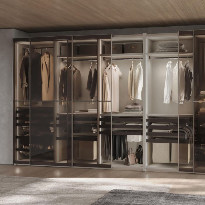 Emuca Kit de pantalonero de 7 varillas, cesto y bastidor regulable Quartz para armarios, guías de cierre suave y extracción total, Módulo 80cm, Acabado Titanio 2 Emuca Kit de pantalonero de 7 varillas, cesto y bastidor regulable Quartz para armarios, guías de cierre suave y extracción total, Módulo 80cm, Acabado Titanio 2