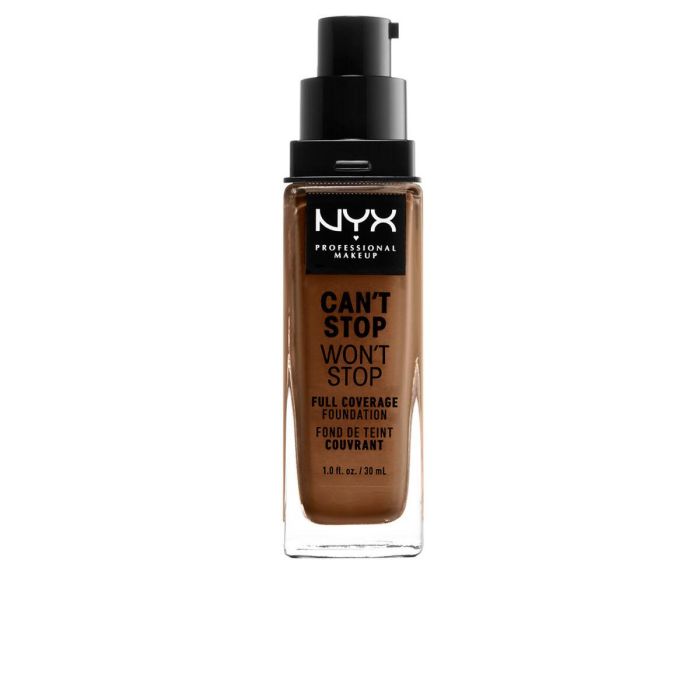 Base de Maquillaje Fluida Can't Stop Won't Stop NYX (30 ml) (30 ml) 10 Base de Maquillaje Fluida Can't Stop Won't Stop NYX (30 ml) (30 ml) 10