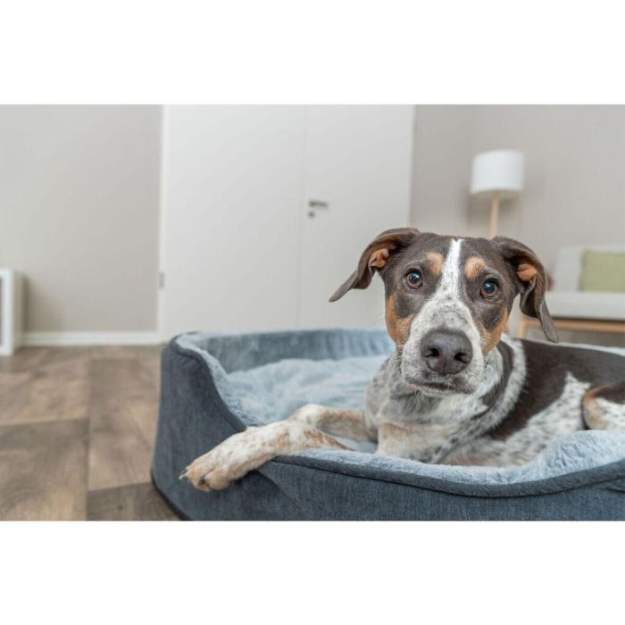 Cama para Perro Trixie Vital Lino Soft Gris Gris claro 83 X 67 CM 3