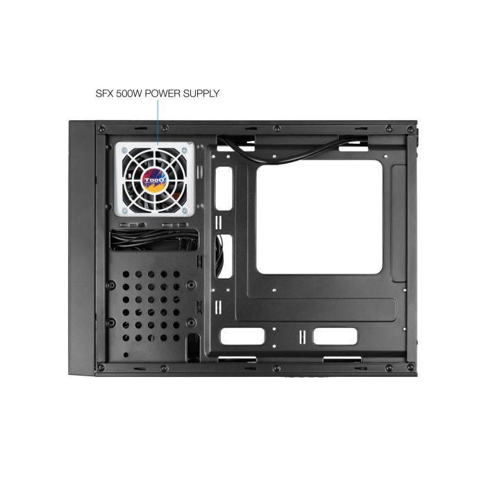 TOOQ CAJA SLIM MATX TQC-3008U3CD 500W LECTOR TARJETAS 4