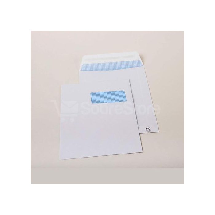 Sobre-Bolsa Sam 229X324 Blanco 100G V.Dcha. (Silicona) Caja De 250 2