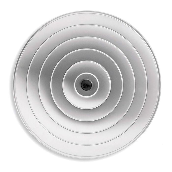 Vaello Tapa lisa de aluminio Ø50 cm cromado