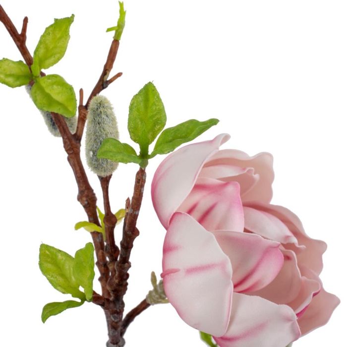 Rama Magnolia Rosa Artificial 18 X 38 X 110 cm