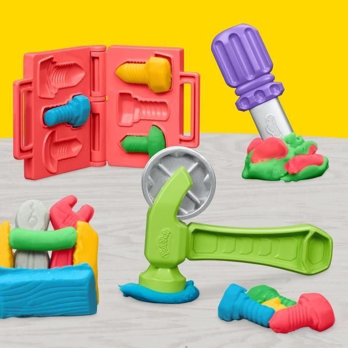 Play-Doh Banco De Herramientas F9141 Hasbro 5 Play-Doh Banco De Herramientas F9141 Hasbro 5