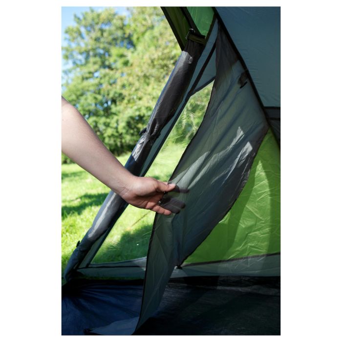 Coleman Darwin 4 Plus Tienda de Campaña Iglú para 4 Personas, 7.8 m², con Vestíbulo, Verde