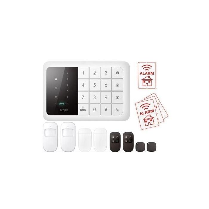 SISTEMA DE ALARMA CON MODULO GSM DENVER HSA-120 - CONEXIÓN INALÁMBRICA - PUEDE ENVIAR ALERTAS POR SMS/LLAMADA - APP PARA ANDROID/IPHONE SISTEMA DE ALARMA CON MODULO GSM DENVER HSA-120 - CONEXIÓN INALÁMBRICA - PUEDE ENVIAR ALERTAS POR SMS/LLAMADA - APP PARA ANDROID/IPHONE