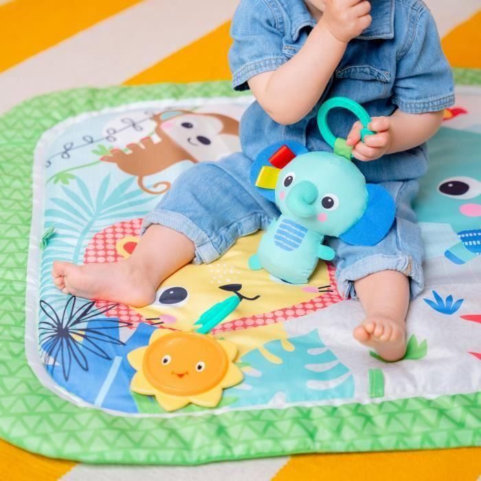 BRIGHT STARTS Alfombra de juegos y actividades Unicorn Crew, verde, juguetes incluidos y desmontable, desde el nacimiento 3 BRIGHT STARTS Alfombra de juegos y actividades Unicorn Crew, verde, juguetes incluidos y desmontable, desde el nacimiento 3