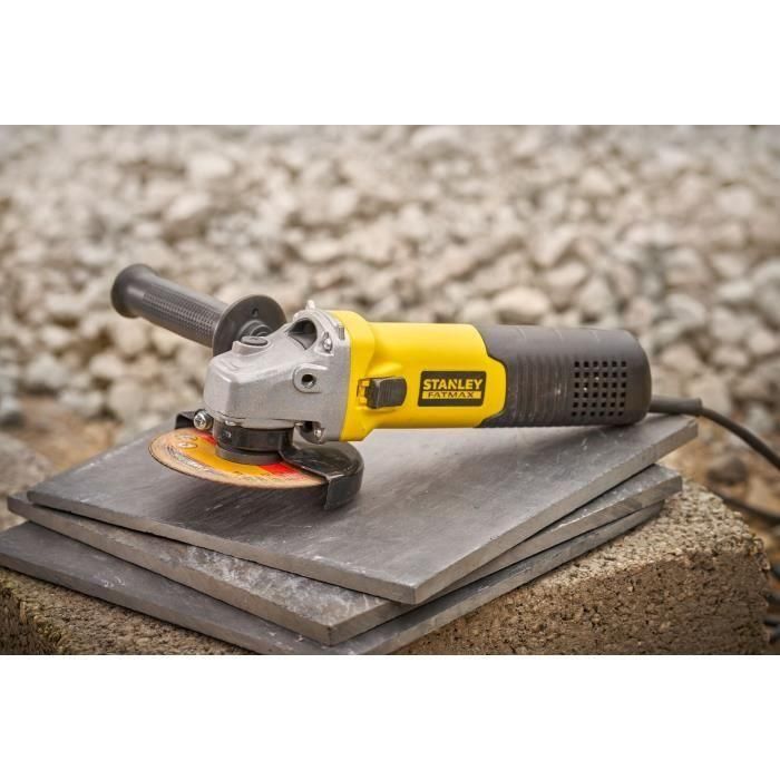 Molinillo de café monomando de 125 mm - 1100 W - Ø 125 mm, 6 velocidades de 3000 a 11000 rpm - STANLEY FATMAX, FMEG225VS-QS 1 Molinillo de café monomando de 125 mm - 1100 W - Ø 125 mm, 6 velocidades de 3000 a 11000 rpm - STANLEY FATMAX, FMEG225VS-QS 1