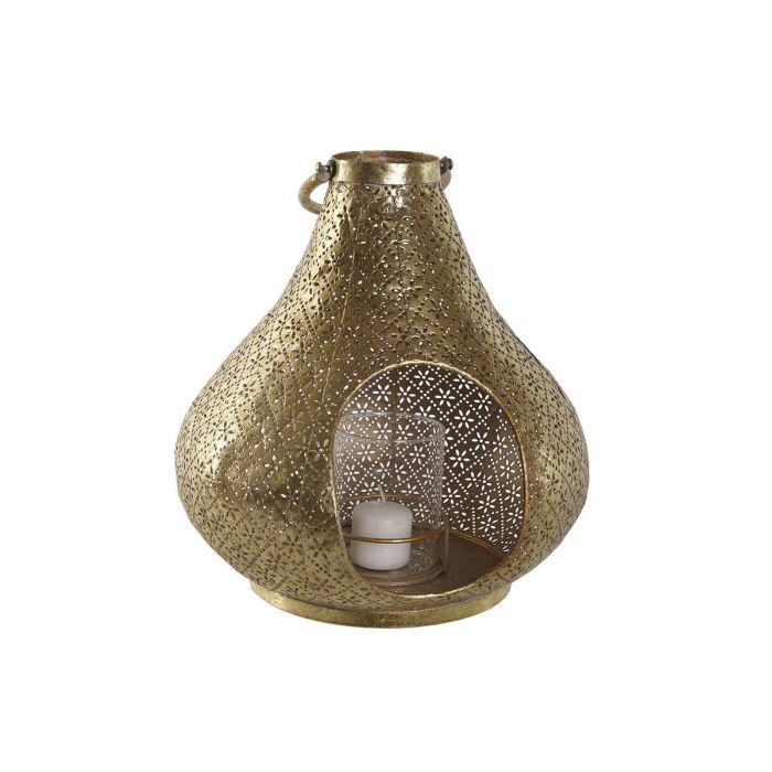 Portavela Arabe DKD Home Decor Dorado 25 x 26.5 x 25 cm 2