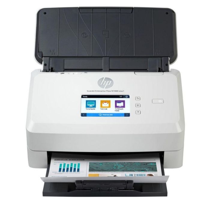 HP N7000 snw1 ScanJet Enterprise Flow Escáner de Alto Volumen, 75 ppm, 7500 páginas/día