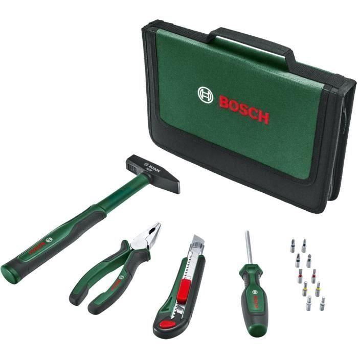 Juego de herramientas manuales Bosch Easy Starter 14 piezas Juego de herramientas manuales Bosch Easy Starter 14 piezas
