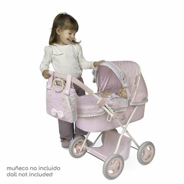 Decuevas Coche de Muñeca Plegable con Sombrilla y Bolso Sophie para Muñecas hasta 48 cm | 38x65x60 cm | Edad 3+ Años 9 Decuevas Coche de Muñeca Plegable con Sombrilla y Bolso Sophie para Muñecas hasta 48 cm | 38x65x60 cm | Edad 3+ Años 9