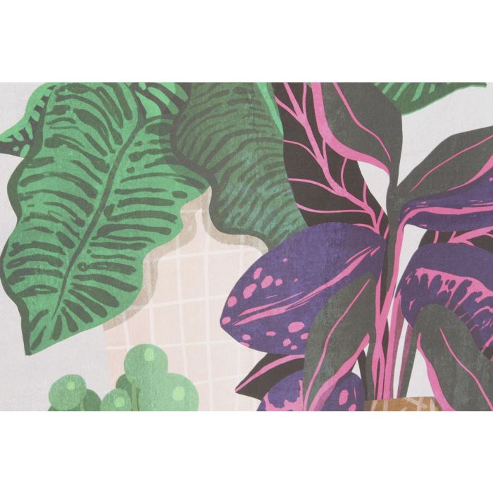 DKD Home Decor Cuadro Scandi Plantas Verde Multicolor Lienzo 72x52 cm Set 2 Unidades 2