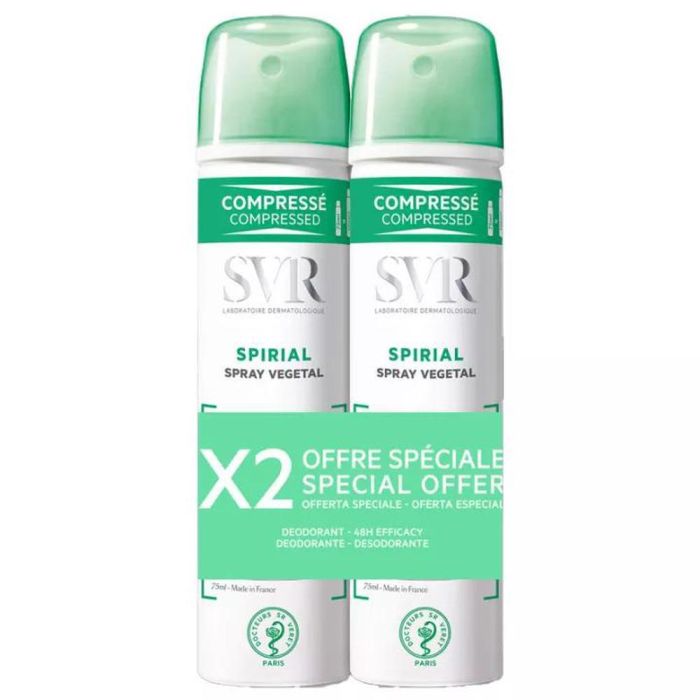 Svr spirial deo spray vegetal 2x75ml