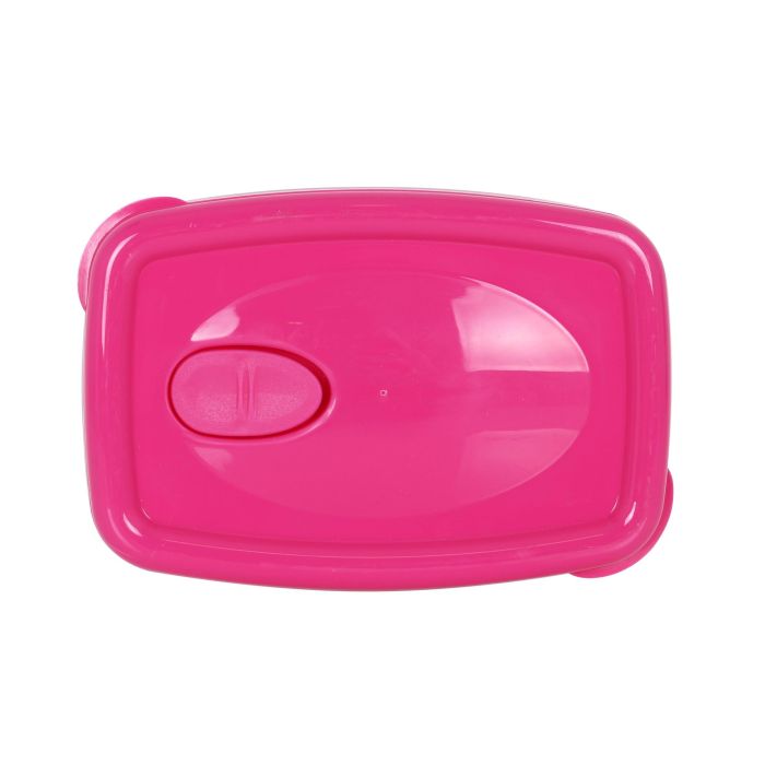 Dem Fiambrera Hermética 1L Rectangular para Microondas 18 x 12.5 x 7.5 cm (24 Unidades) 3