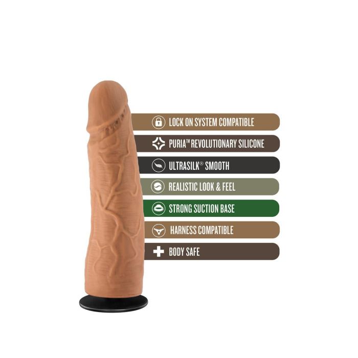 Consolador Realista Blush Lock On Silicona (17,7 cm) 3 Consolador Realista Blush Lock On Silicona (17,7 cm) 3