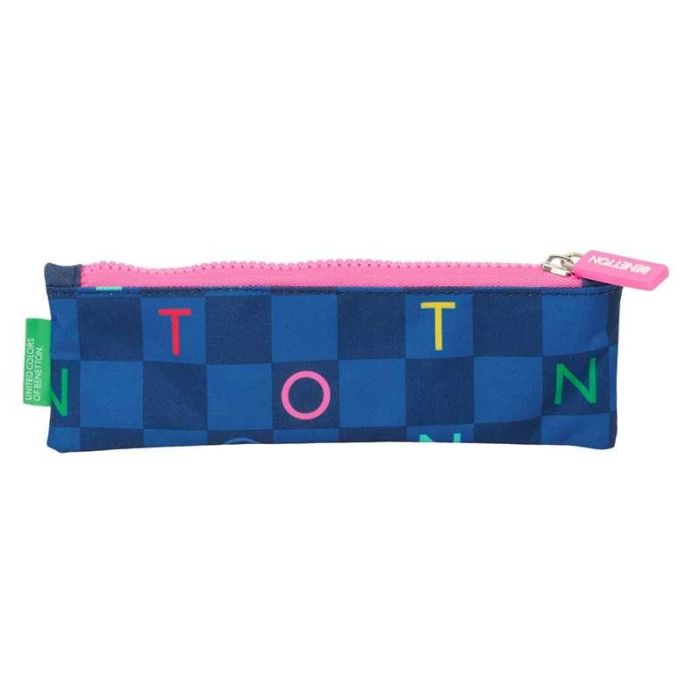 Bolso Escolar Portatodo Safta Estrecho Benetton Damero 60x200x10 mm 1 Bolso Escolar Portatodo Safta Estrecho Benetton Damero 60x200x10 mm 1