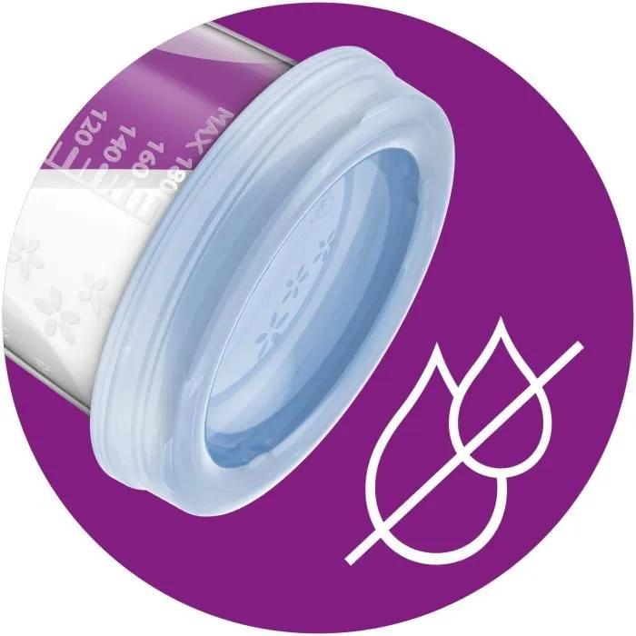 Philips Avent Sistema de Almacenamiento de Leche SCF618/10 para Recoger, Almacenar y Entregar Leche Materna 2