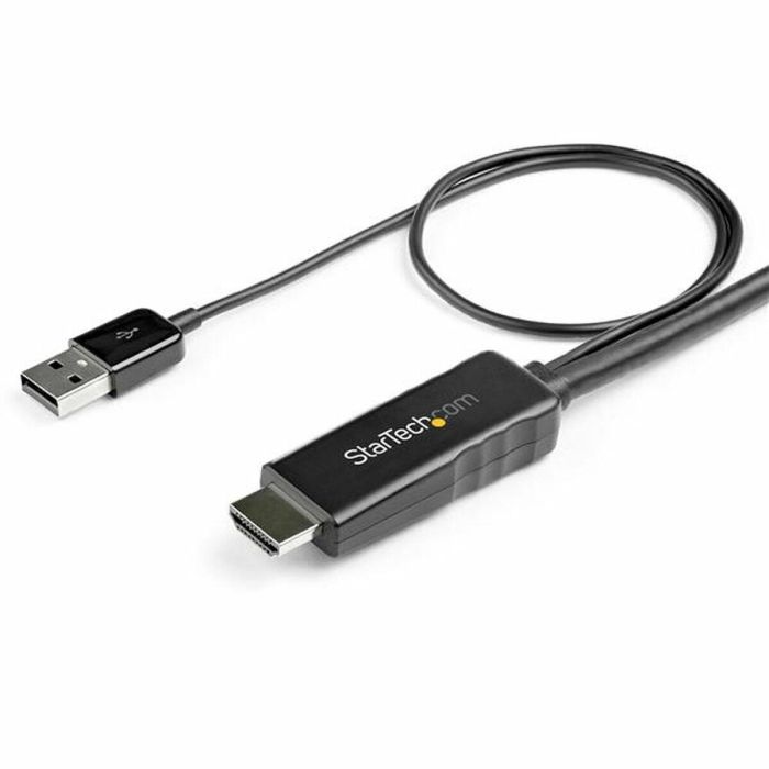 Adaptador DisplayPort a HDMI Startech HD2DPMM3M 3 m Negro Adaptador DisplayPort a HDMI Startech HD2DPMM3M 3 m Negro