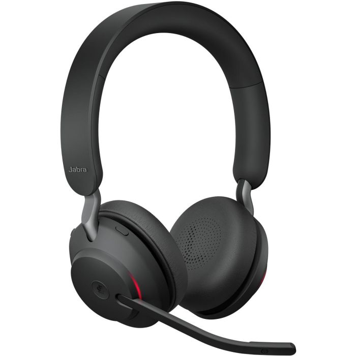 Jabra Evolve2 65 Stereo MS + Link 380 USB-A, Auriculares Inalámbricos para Oficina/Centro de Llamadas, Color Negro 2