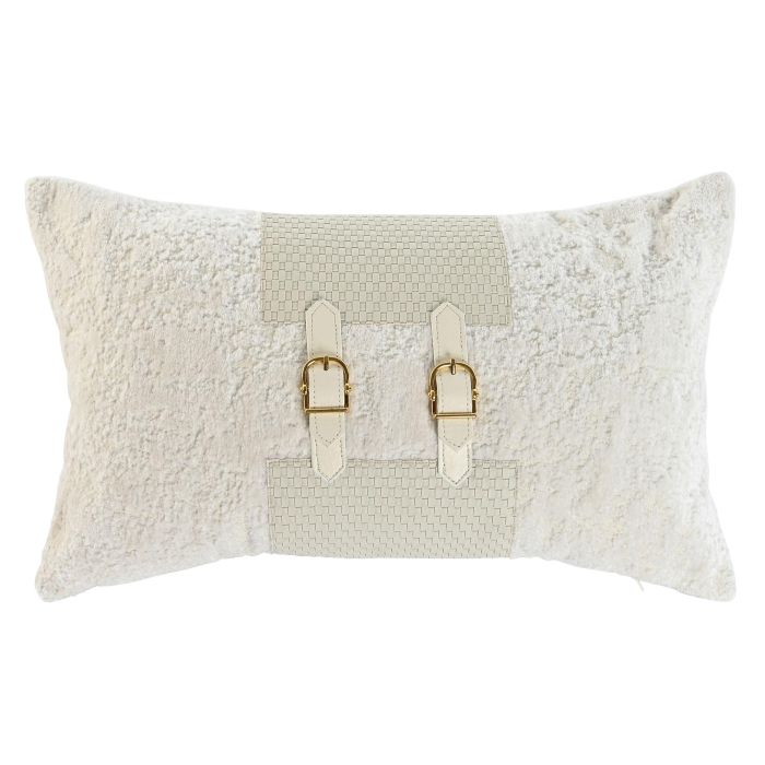 DKD Home Decor Cojín Jacquard Blanco 10 x 30 x 50 cm 0 DKD Home Decor Cojín Jacquard Blanco 10 x 30 x 50 cm 0