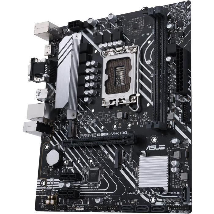 Asus 90MB1950-M1EAY0 Placa Base Prime B660M-K D4 Socket 1700 Intel B660 Micro ATX DDR4 PCIe 4.0 para 12ª/13ª Gen 2 Asus 90MB1950-M1EAY0 Placa Base Prime B660M-K D4 Socket 1700 Intel B660 Micro ATX DDR4 PCIe 4.0 para 12ª/13ª Gen 2