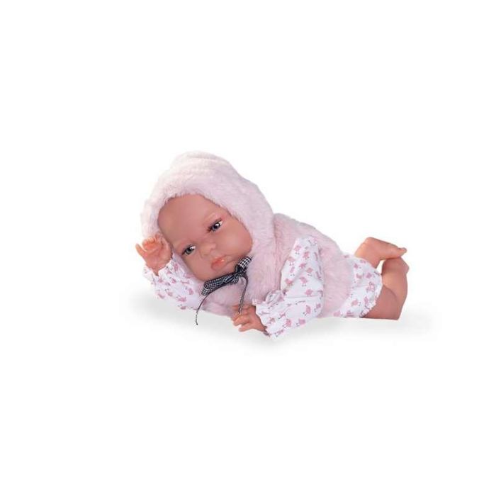 Muñeca tufi con bolitas con chaleco 34 cm 2