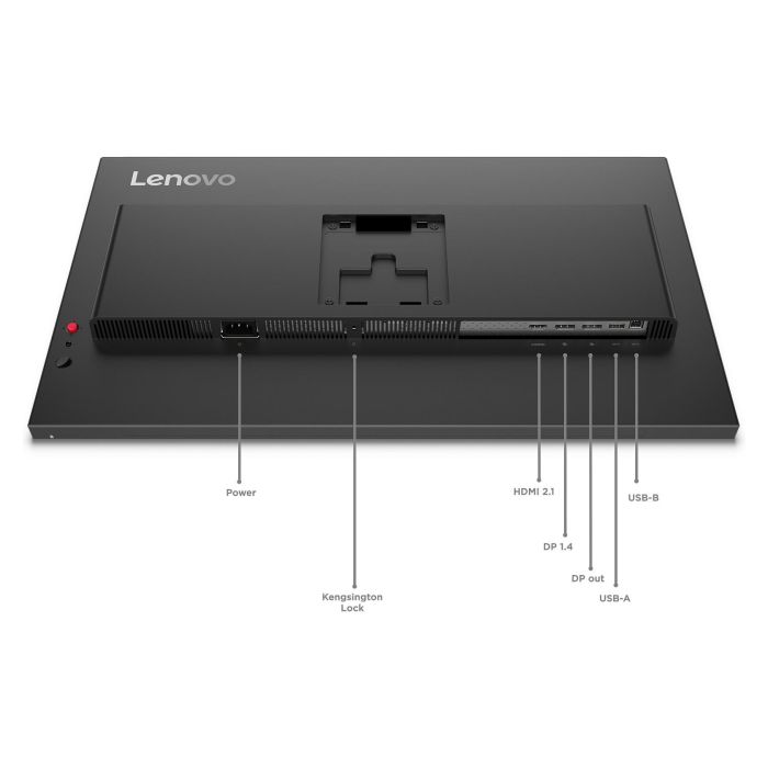 Lenovo Monitor P27Q-40 27" Quad HD IPS 1440p 120Hz USB-C KVM/eKVM Daisy Chain Negro 2