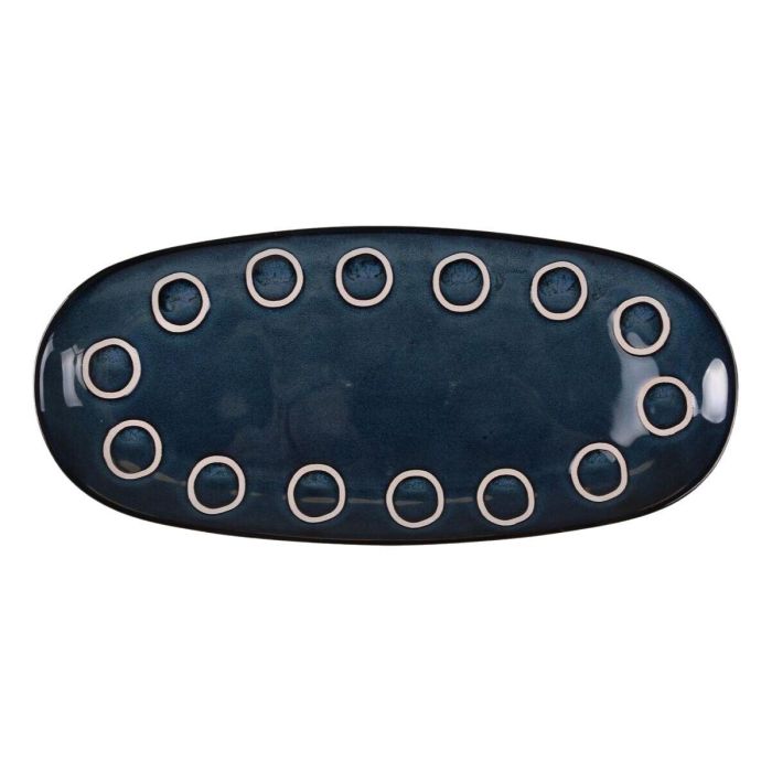 Fuente de Cocina La Mediterránea Almudena Azul Ovalado 33 x 14,8 x 2,7 cm (12 Unidades) 1 Fuente de Cocina La Mediterránea Almudena Azul Ovalado 33 x 14,8 x 2,7 cm (12 Unidades) 1