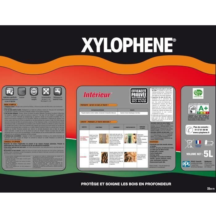 Xylophene AUC3261543118271 Tratamiento de vigas y marcos 5 L 2
