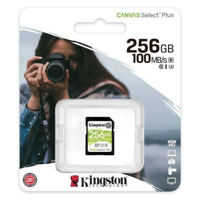 Kingston SDS2/256GB Tarjeta Memoria SDXC 256GB Clase 10, 100MB/s, Compatible con 4K y Full HD 2 Kingston SDS2/256GB Tarjeta Memoria SDXC 256GB Clase 10, 100MB/s, Compatible con 4K y Full HD 2