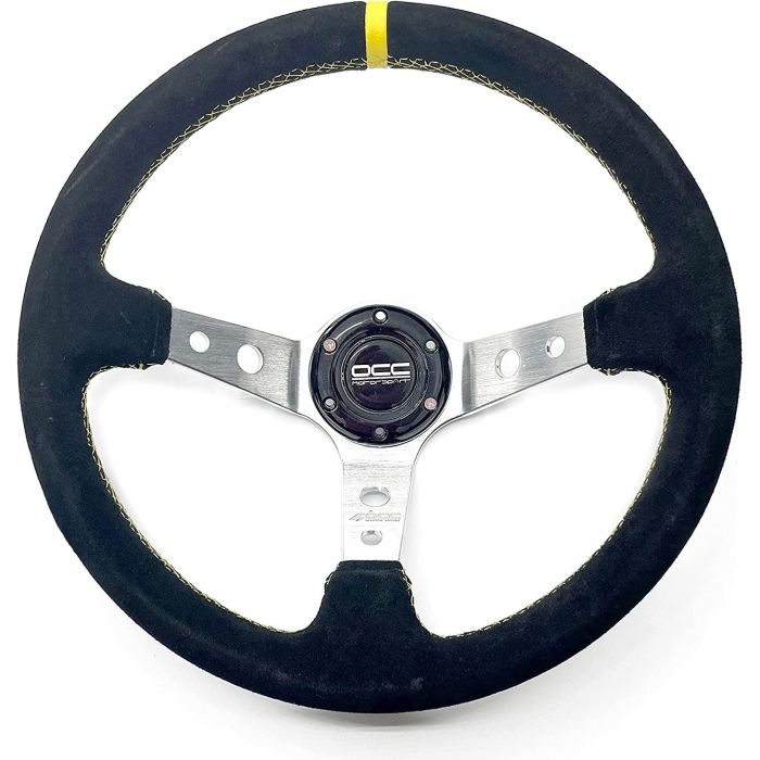 Volante Racing OCC Motorsport OCCVOL001 Negro Ø 35 cm Ante Volante Racing OCC Motorsport OCCVOL001 Negro Ø 35 cm Ante