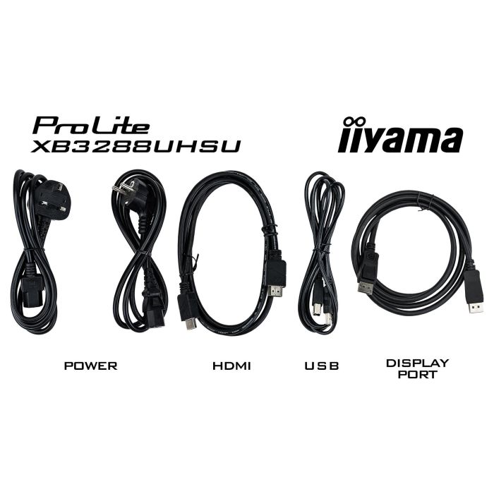 Iiyama XB3288UHSU-B5 Monitor 32" 4K UHD VA 3ms HDMI DisplayPort USB Soporte Ajustable 2