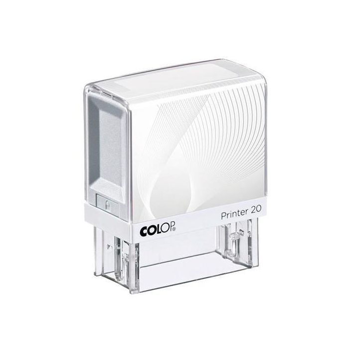 Colop Printer 20 gr7 14x38 mm Blanco-Azul No Incluye Placa De Texto Personalizada Colop Printer 20 gr7 14x38 mm Blanco-Azul No Incluye Placa De Texto Personalizada