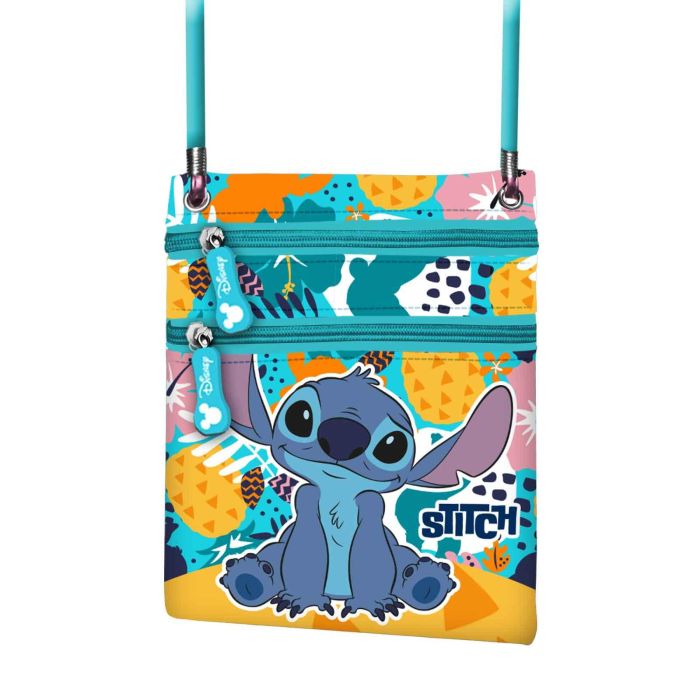 Bolso Action Vertical Colors Disney Lilo y Stitch Turquesa