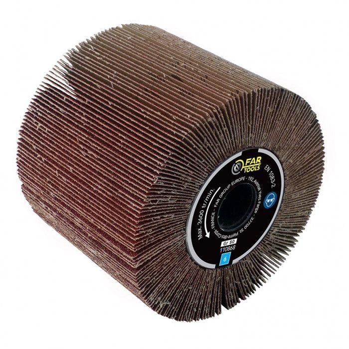 Fartools Cepillo de láminas para renovador Ø 120 mm, Diámetro 20 mm, Espesor 100 mm para lijado de superficies planas