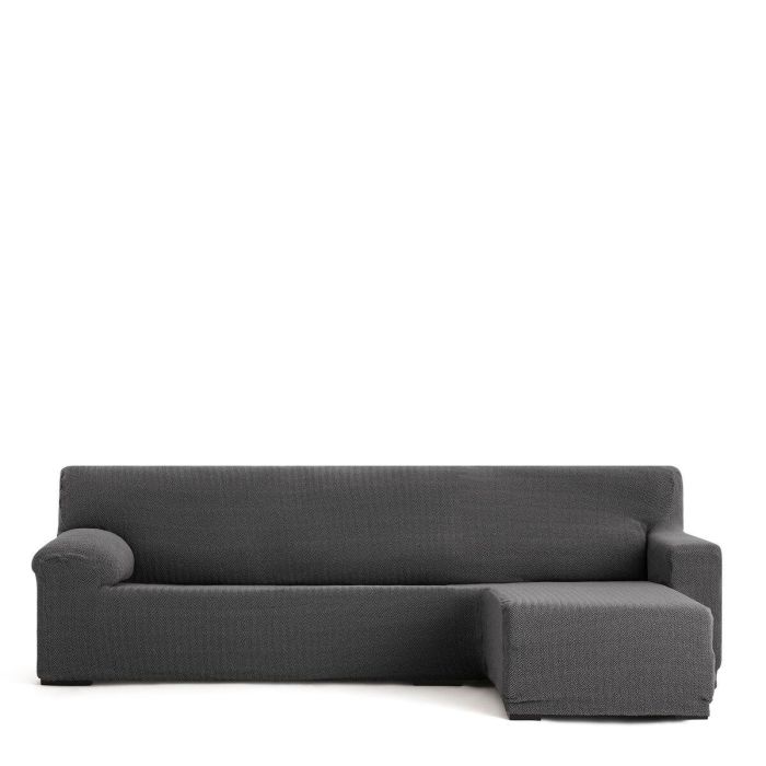 Funda para chaise longue de brazo corto derecho Eysa JAZ Gris oscuro 120 x 120 x 360 cm 0 Funda para chaise longue de brazo corto derecho Eysa JAZ Gris oscuro 120 x 120 x 360 cm 0