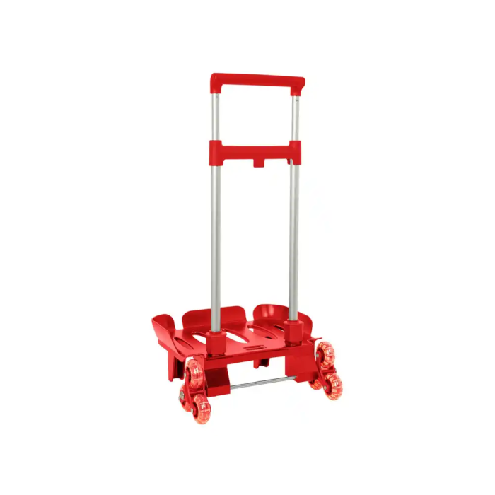 Safta Carro Portamochilas Plegable Triple Rueda Trolley Rojo 32x88x23,5 cm 1