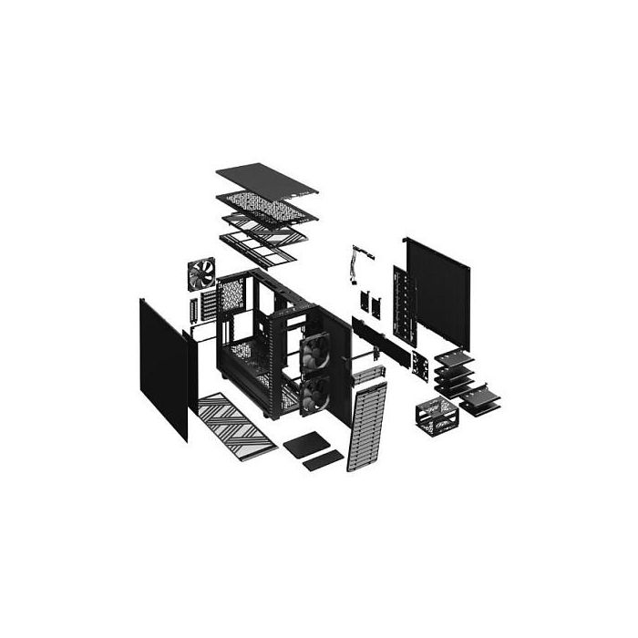 Fractal Design Define 7 Caja PC Midi Tower Negra ATX, micro ATX, Micro-ITX 26